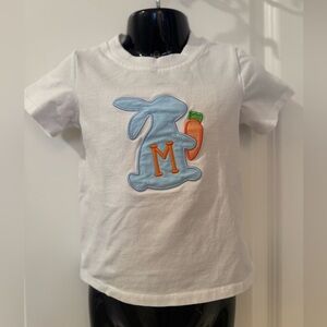 Hampton James Bunny Applique ‘M’ Tee